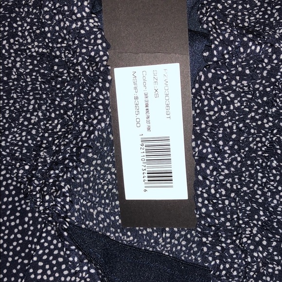 Halston Heritage Blue/White Polka Dot Skirt - Picture 3 of 3